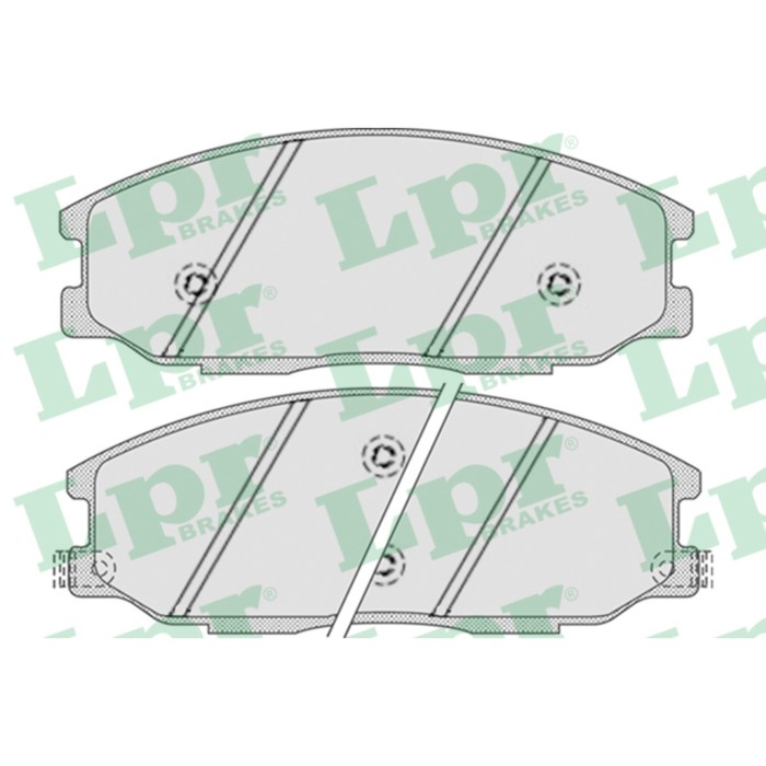 Колодки тормозные дисковые LPR 05P858
