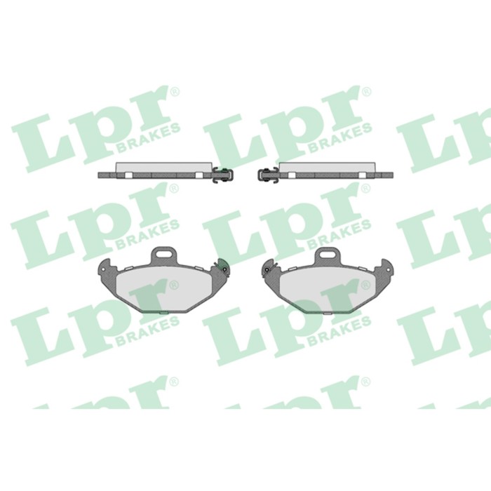 Колодки тормозные дисковые, комплект LPR 05P883