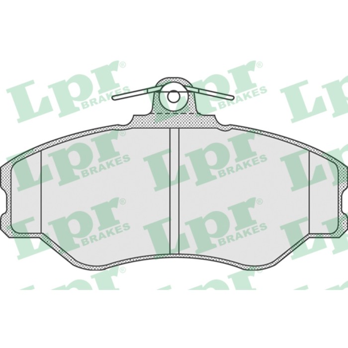 Колодки тормозные дисковые, комплект LPR 05P920