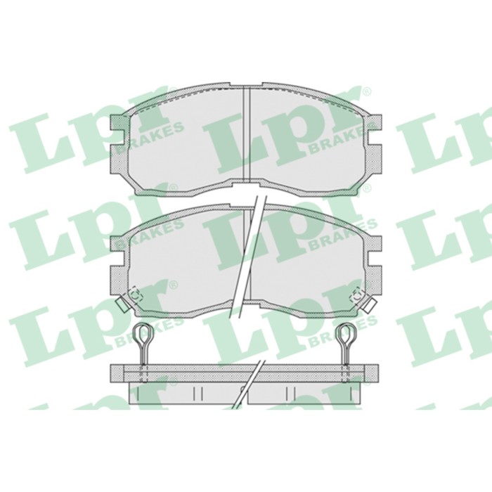 Колодки тормозные дисковые LPR 05P1012