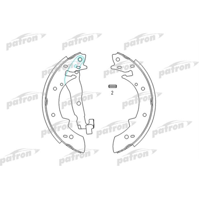 Колодки тормозные Patron PSP173