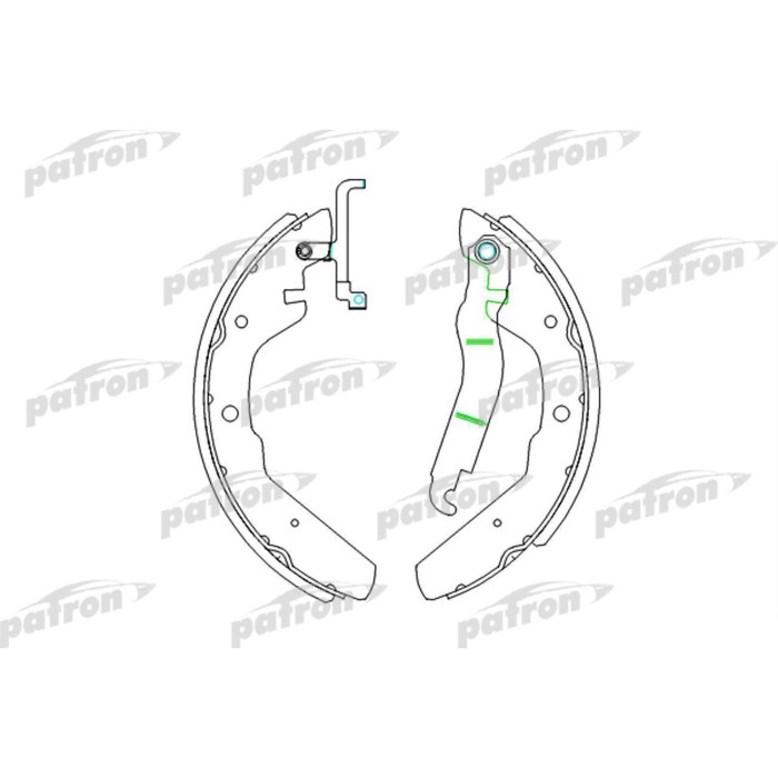 Колодки тормозные Patron PSP174