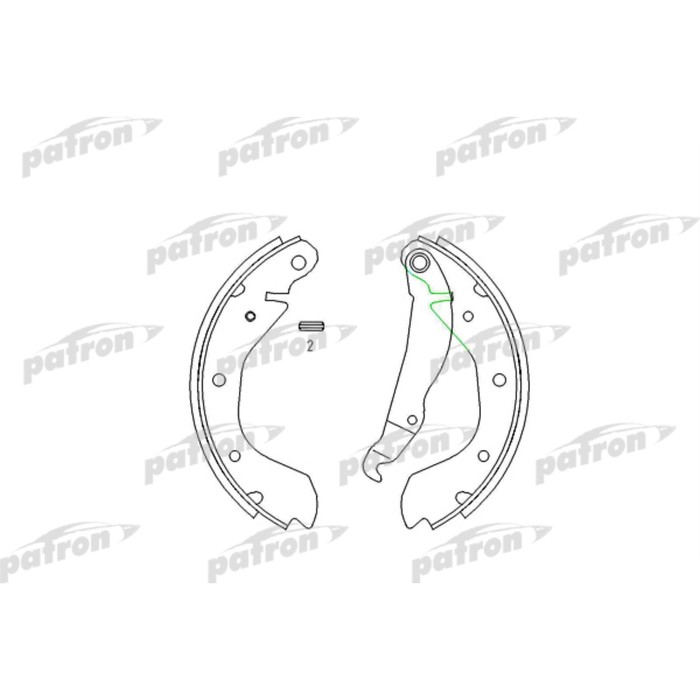 Колодки тормозные Patron PSP216