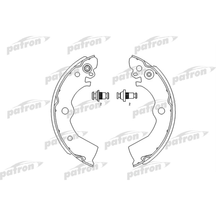 Колодки тормозные Patron PSP412