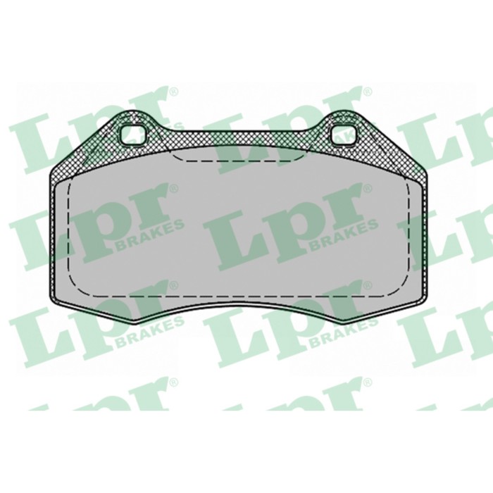 Колодки тормозные дисковые, комплект LPR 05P1389