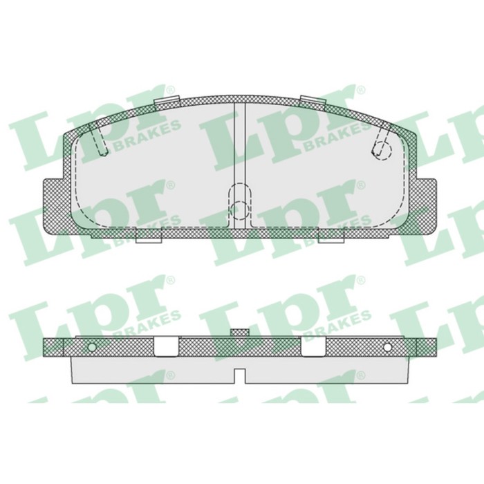 Колодки тормозные дисковые LPR 05P336