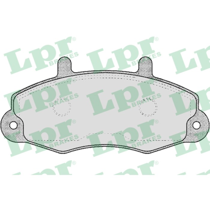 Колодки тормозные дисковые, комплект LPR 05P481