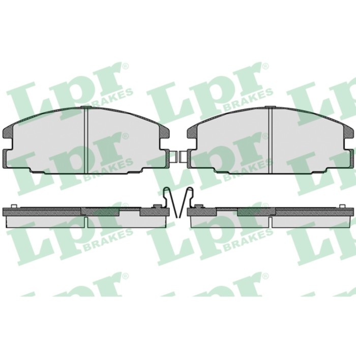 Колодки тормозные дисковые LPR 05P544
