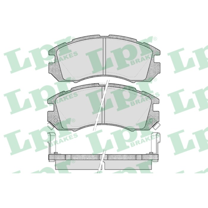 Колодки тормозные дисковые, комплект LPR 05P546