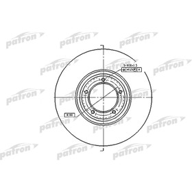 

Диск тормозной Patron PBD1642