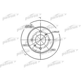 

Диск тормозной Patron PBD2592