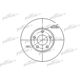 

Диск тормозной Patron PBD2652