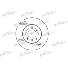 

Диск тормозной Patron PBD2803