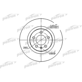 

Диск тормозной Patron PBD4027