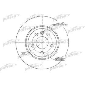 

Диск тормозной Patron PBD4208