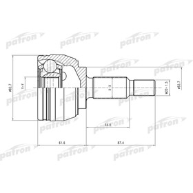 

Шрус наружный Patron PCV1519