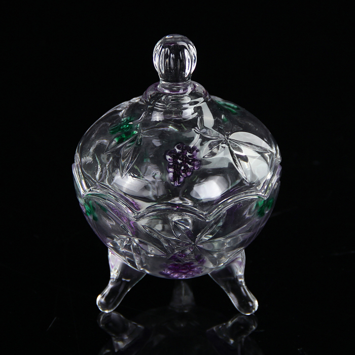 Сахарница 150 мл "Венеция. Листва", на ножках