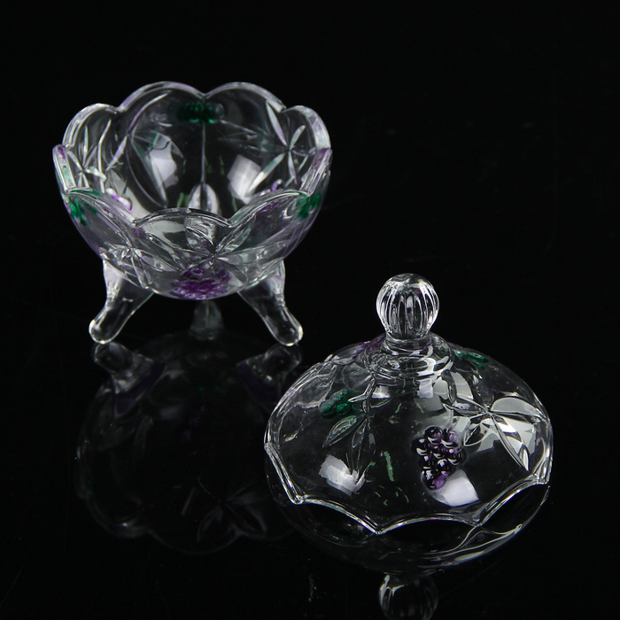 Сахарница 150 мл "Венеция. Листва", на ножках