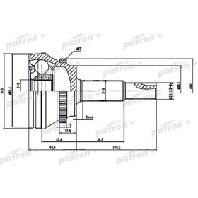 

Шрус наружный Patron PCV1559