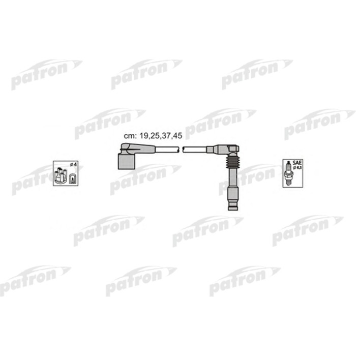 Провода высоковольтные, комплект Patron PSCI1014