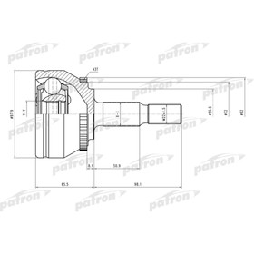 

Шрус наружный Patron PCV1642