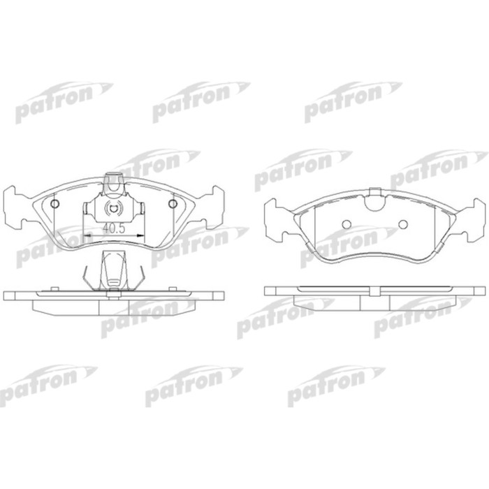 Колодки тормозные Patron PBP1067