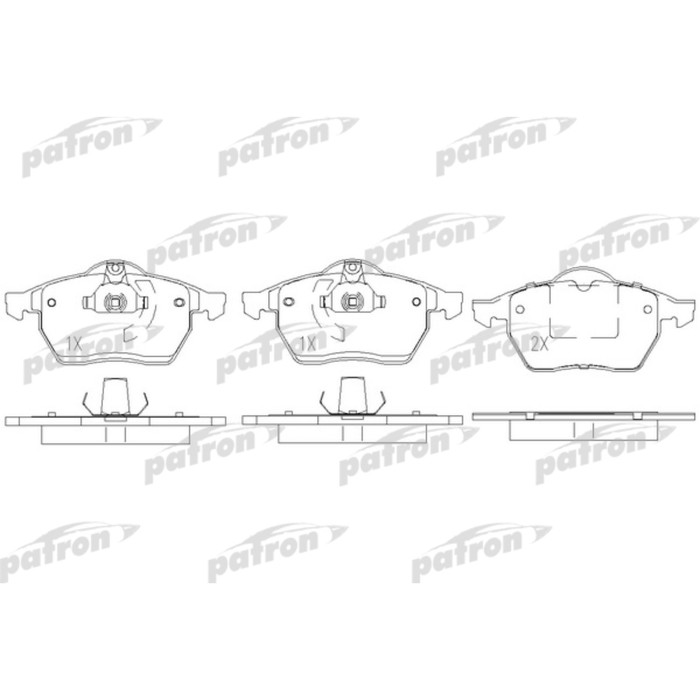 Колодки тормозные Patron PBP1068
