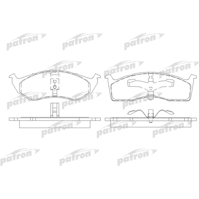Колодки тормозные Patron PBP1098