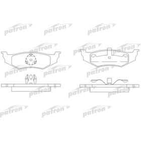

Колодки тормозные Patron PBP1099