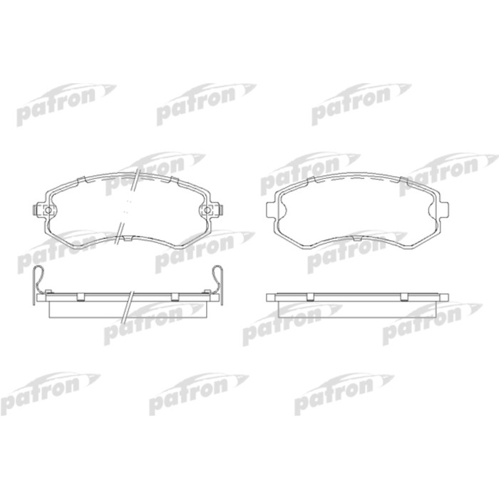Колодки тормозные Patron PBP1166