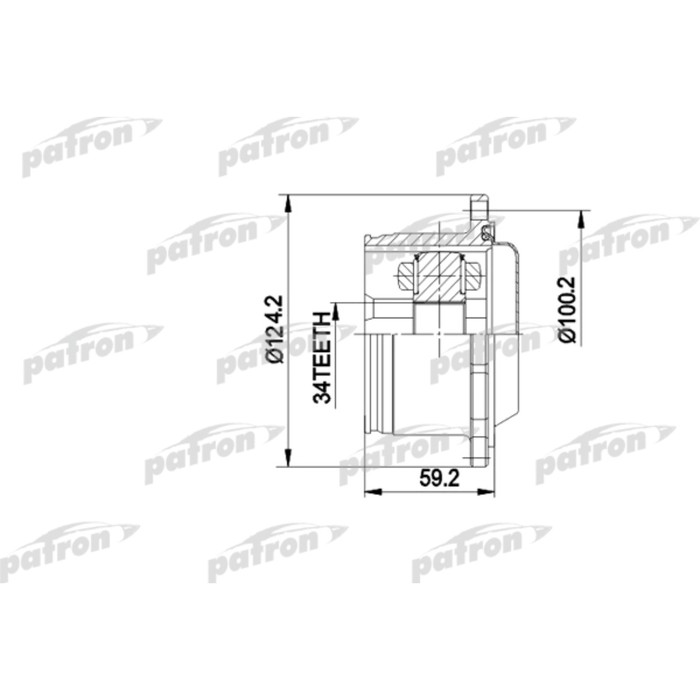 Шрус внутренний Patron PCV5006