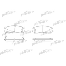 

Колодки тормозные Patron PBP1264