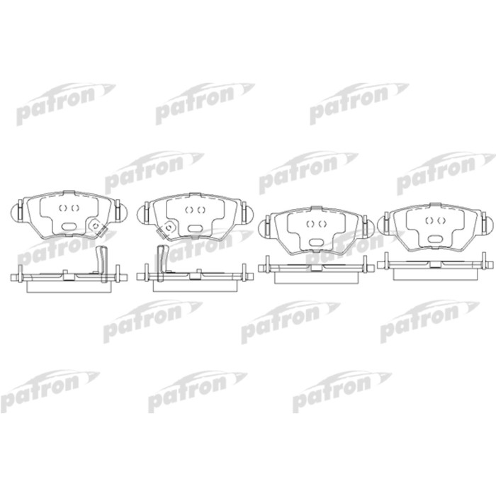 Колодки тормозные Patron PBP1294
