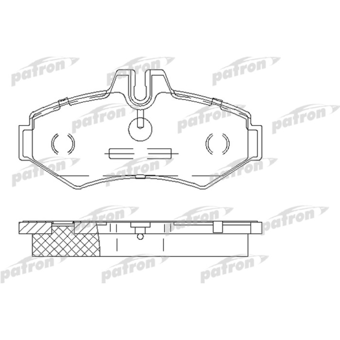 Колодки тормозные Patron PBP1306
