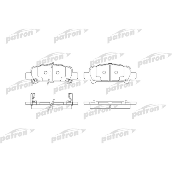 Колодки тормозные Patron PBP1333