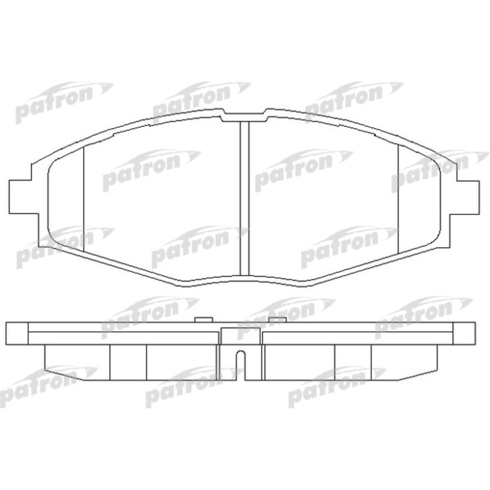 Колодки тормозные Patron PBP1337