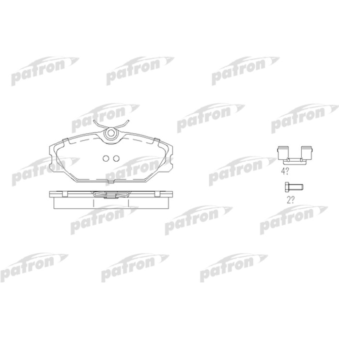 Колодки тормозные Patron PBP1420