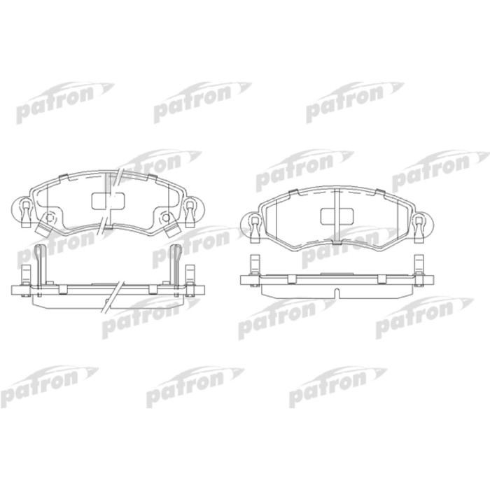 Колодки тормозные Patron PBP1423