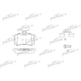 

Колодки тормозные Patron PBP1491