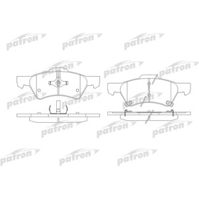 

Колодки тормозные Patron PBP1510