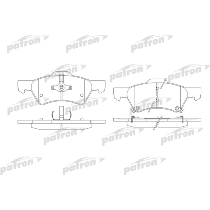 Колодки тормозные Patron PBP1510