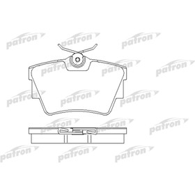 

Колодки тормозные Patron PBP1516