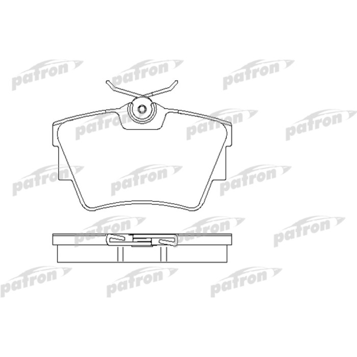 Колодки тормозные Patron PBP1516