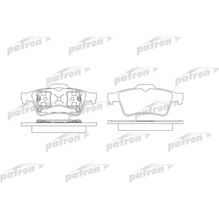 Колодки тормозные Patron PBP1540