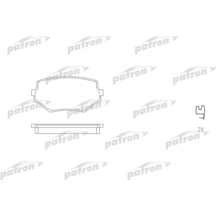 Колодки тормозные Patron PBP1565