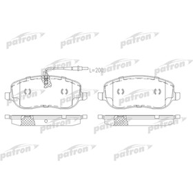 

Колодки тормозные Patron PBP1566