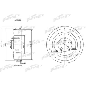 

Барабан тормозной Patron PDR1482