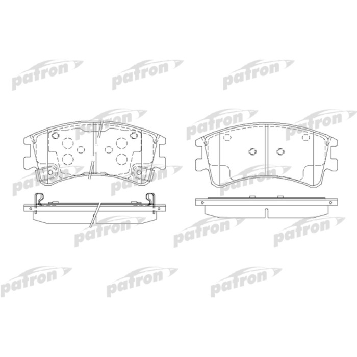 Колодки тормозные Patron PBP1619