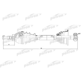 

Полуось Patron PDS0048
