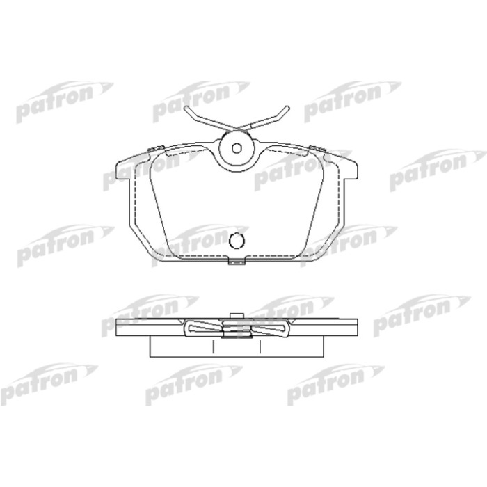 Колодки тормозные Patron PBP409